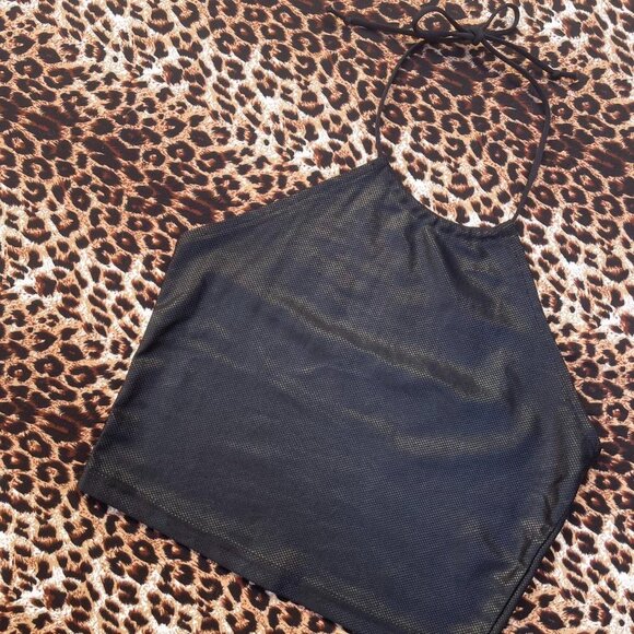 vintage 90s halter top - Picture 2 of 8